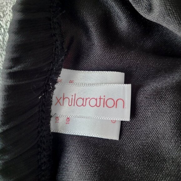 Xhilaration Striped Vibrant Blue Multicolor Elastic Waist Flowy Maxi Skirt - Picture 5 of 6